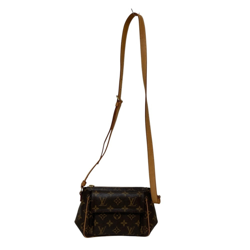 LOUIS VUITTON Louis Vuitton Vivacite PM Monogram Shoulder Bag M51165 Brown Women's — Like New