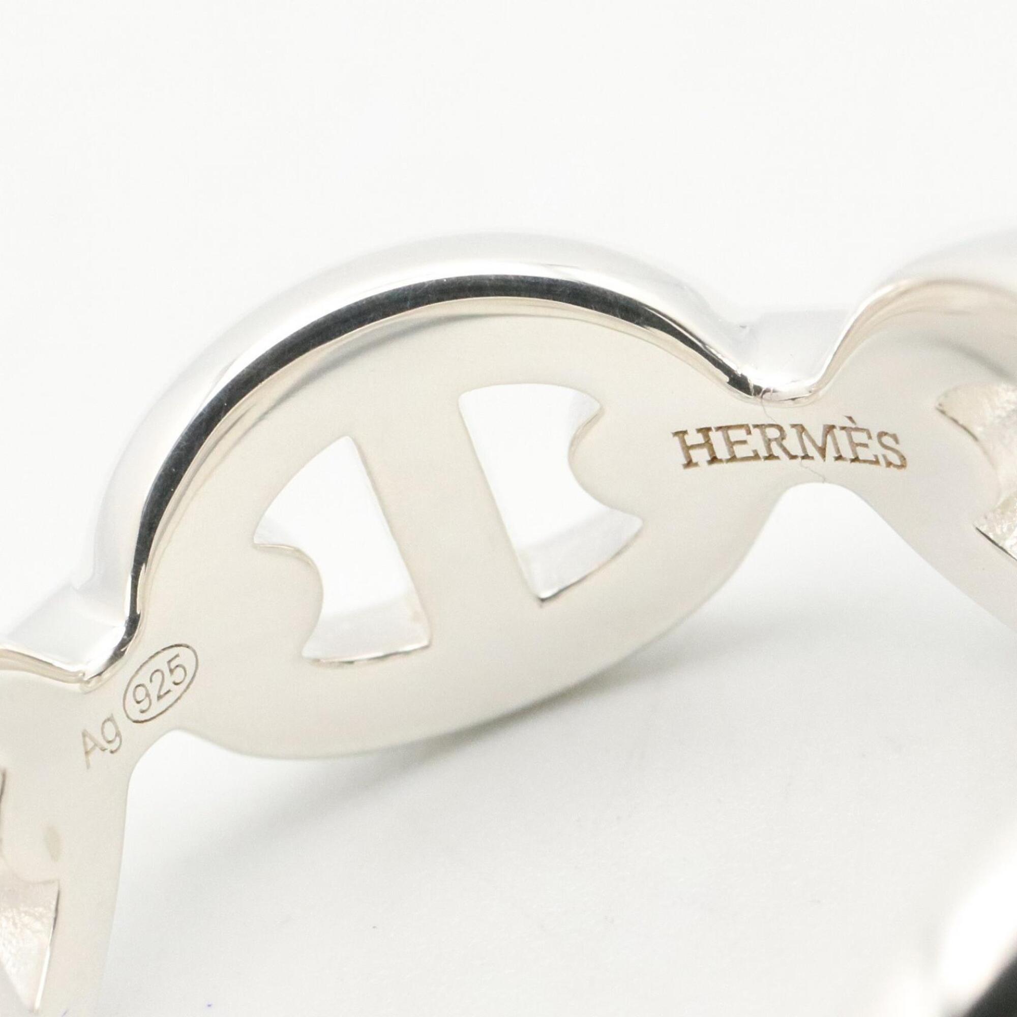 Hermes Chaine d'Ancre Enchainée Ring - Sterling Silver 925 Men's & Women's Tone — Like New
