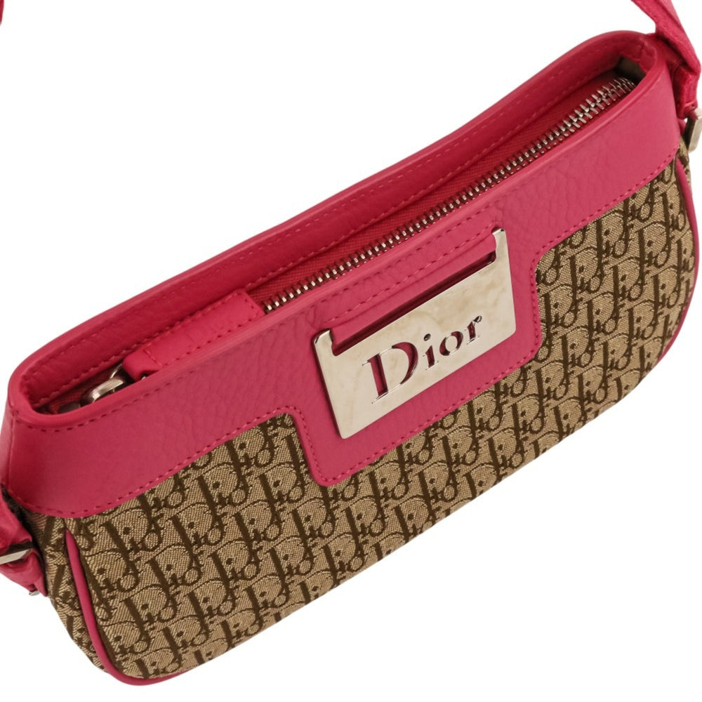 Christian Dior Trotter Street Chic Handbag, Beige Pink, Women's — Like New
