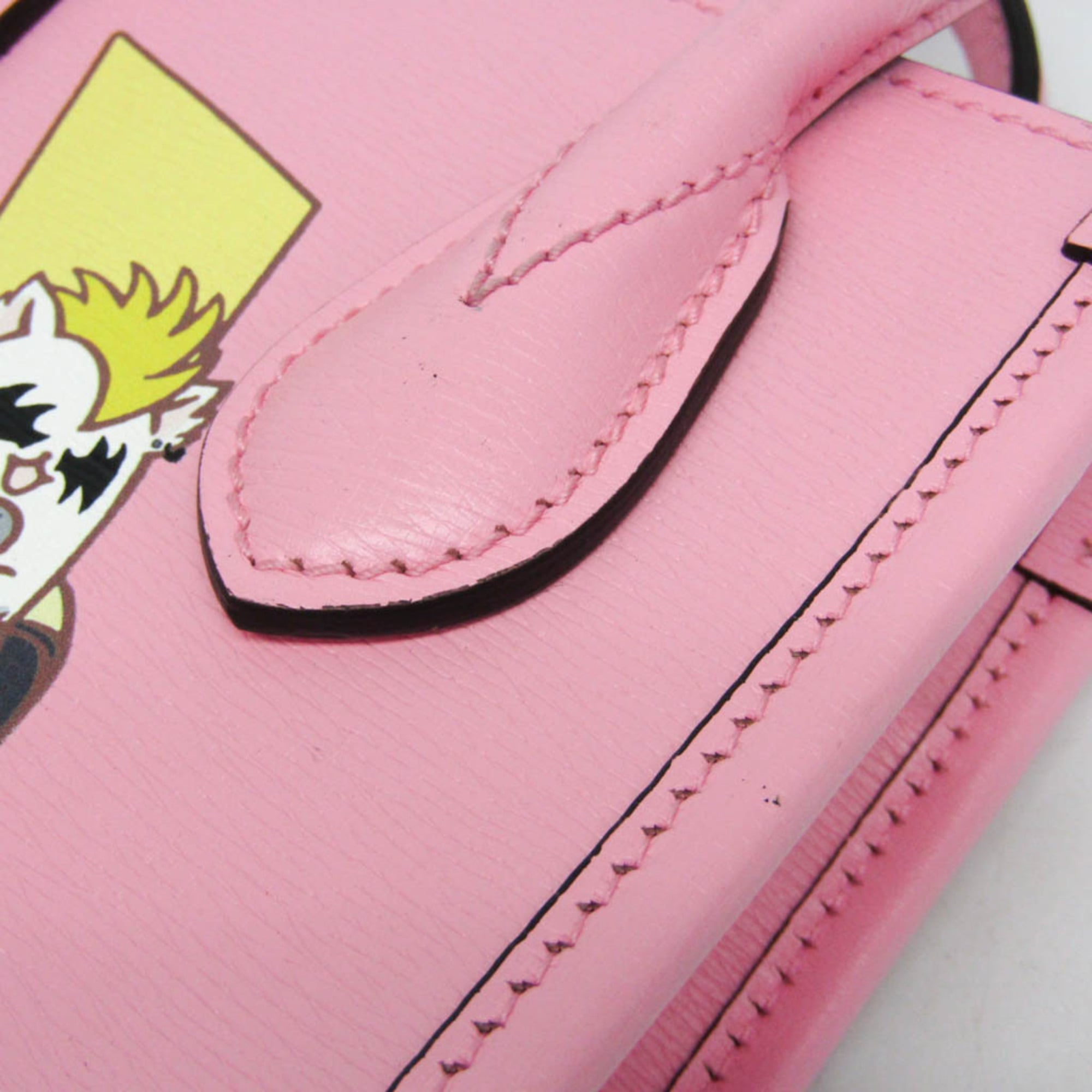 Gucci GUCCI X Bananya Metal Bananya 671623 Women's Leather Handbag,Shoulder Bag Pink — Like New