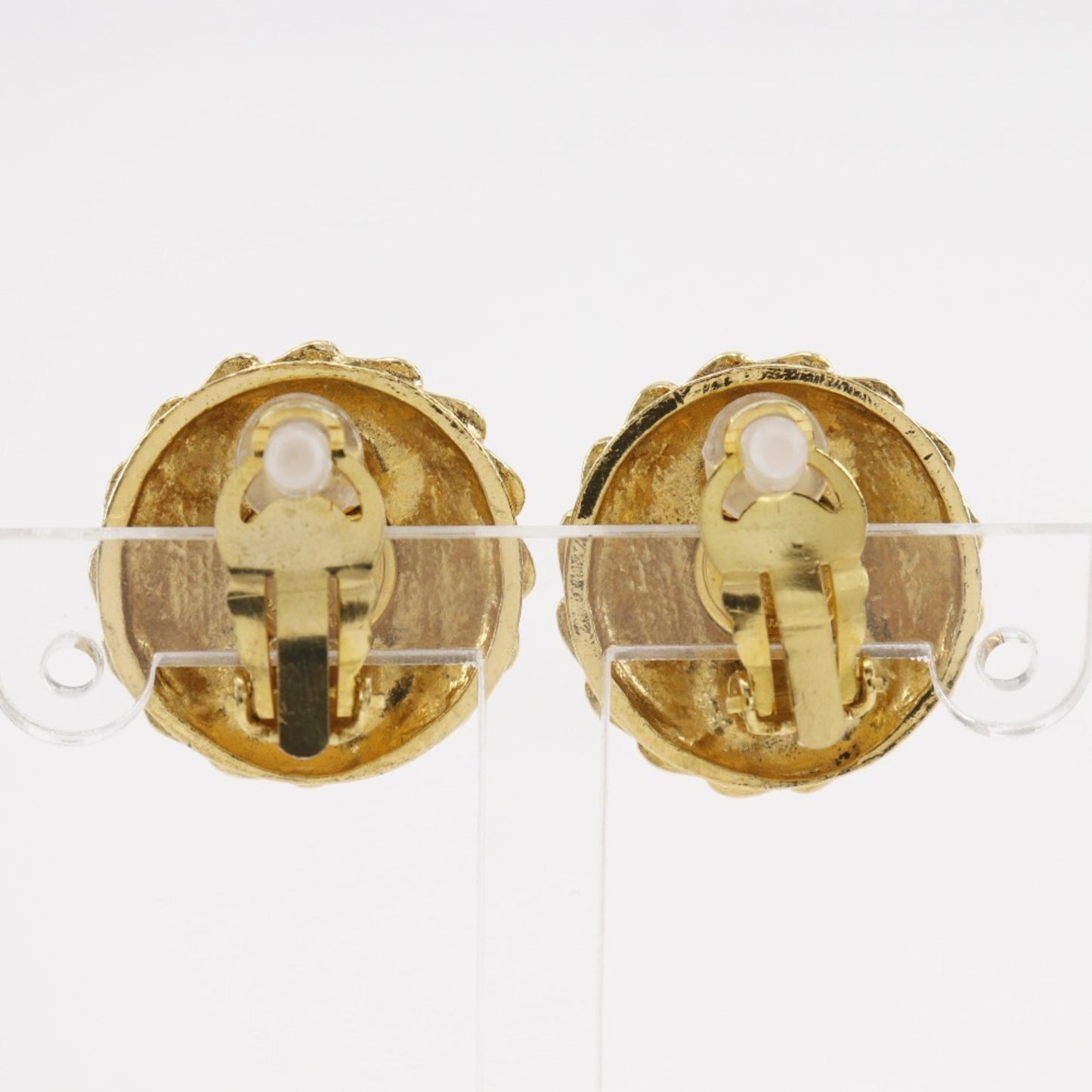 CHANEL Coco Mademoiselle Earrings, Gold Plated, Approx. 21.2g, Women's