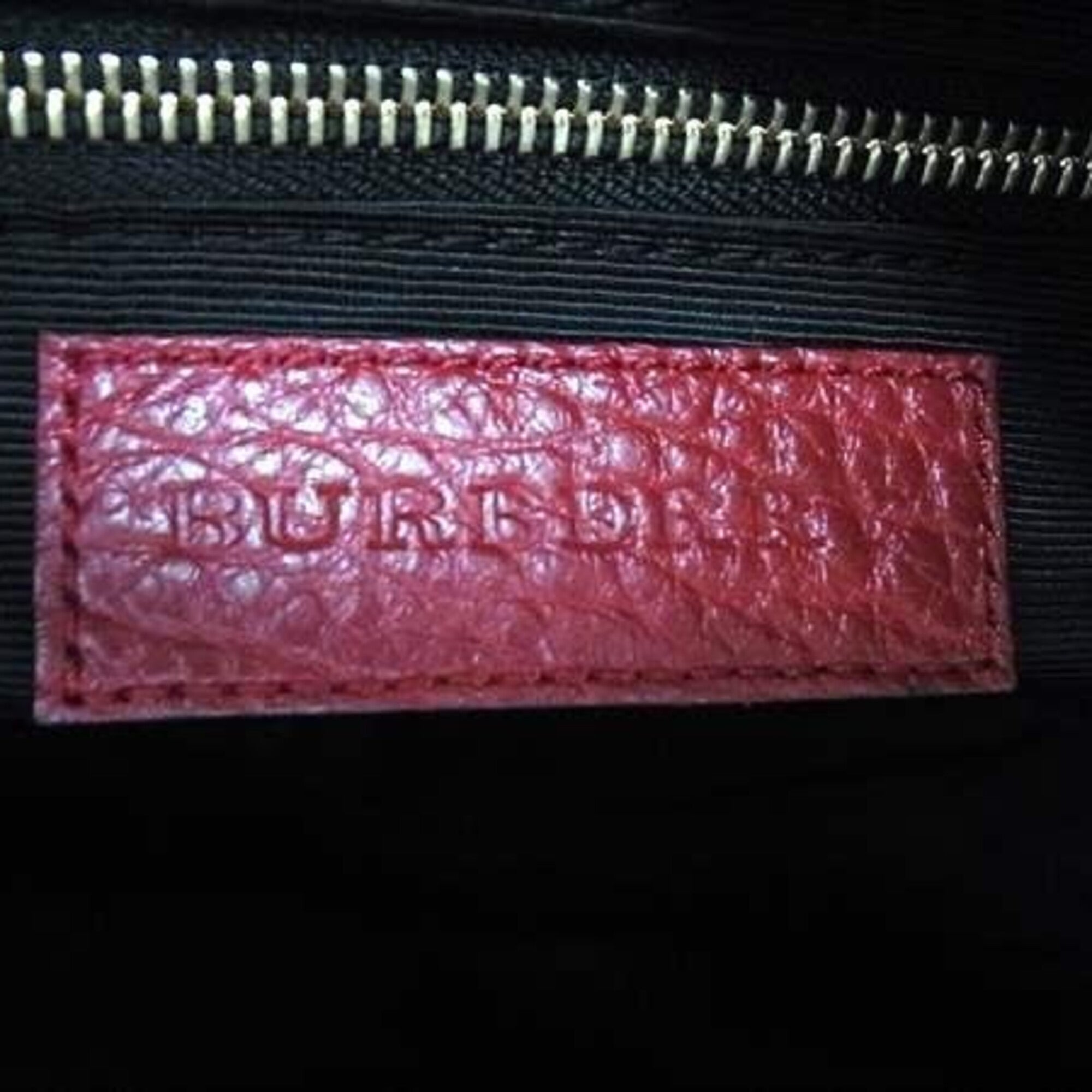 BURBERRY Redbury Hobo Handbag, Red Calf Leather, Women's Shoulder Bag — Like New