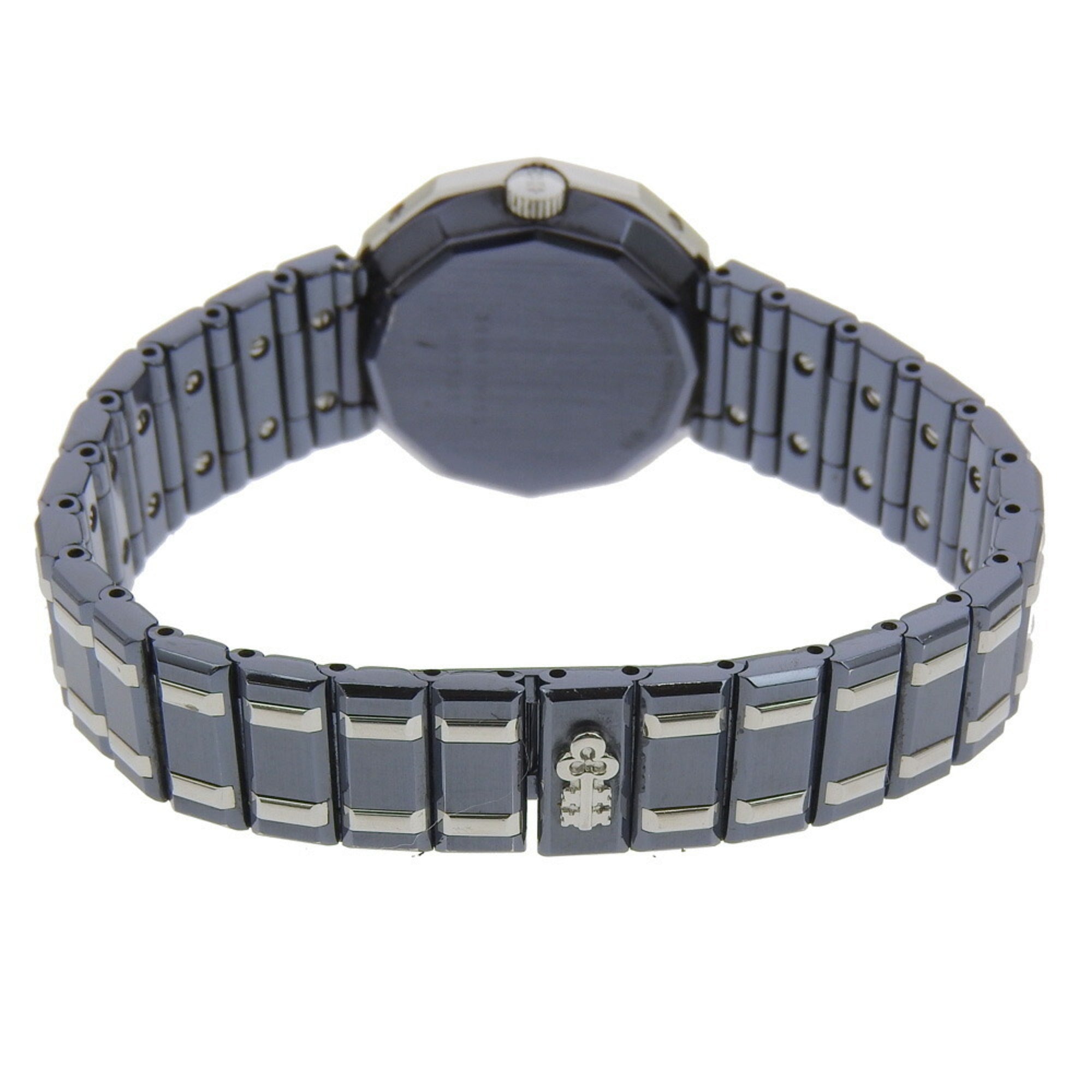 Corum Admiral's Cup Watch 39.610.30.V50 Stainless Steel x Gun Blue Quartz Analog Display Navy Dial Admirals Ladies — Good