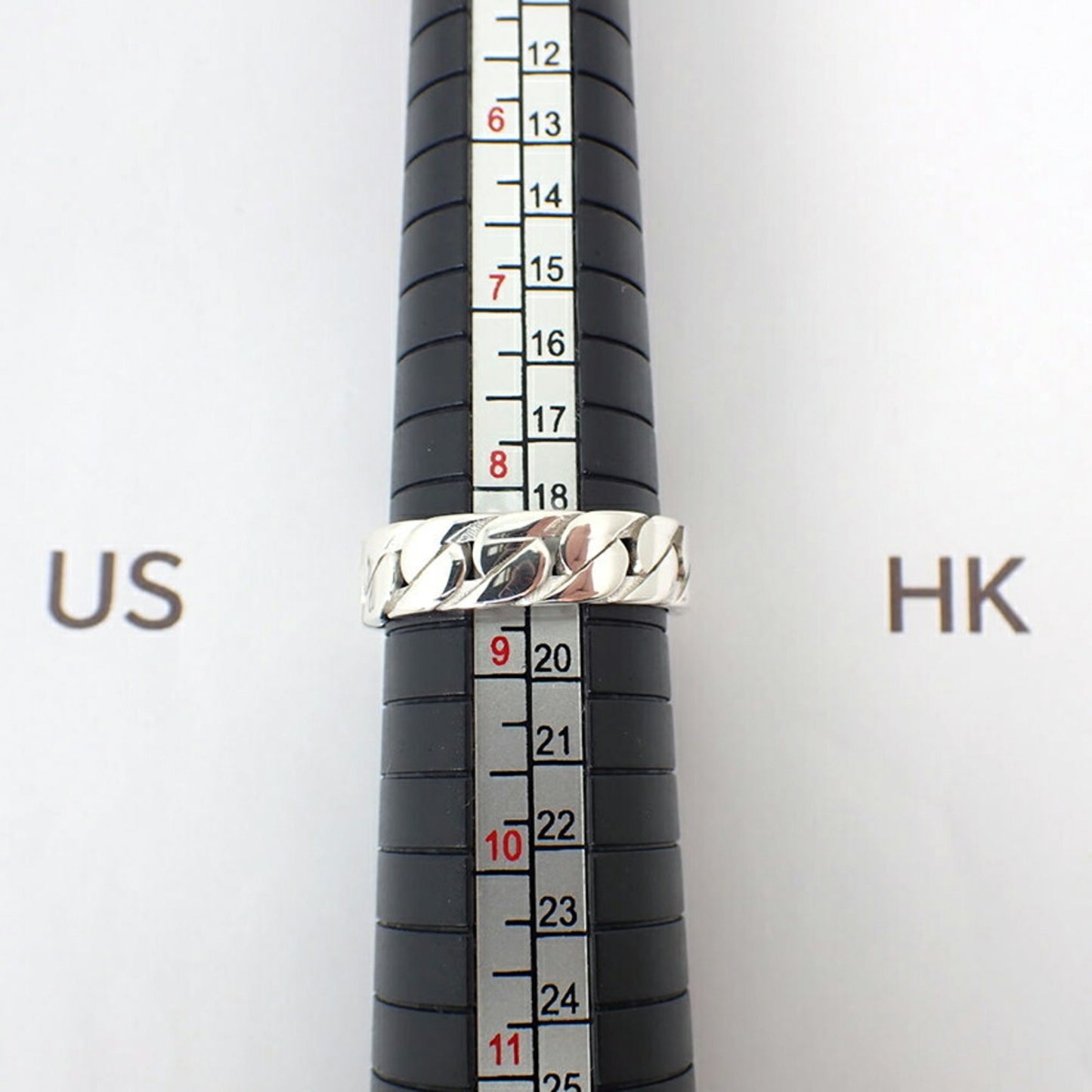 GUCCI 925 Interlocking G Ring, Size 18, j90-6