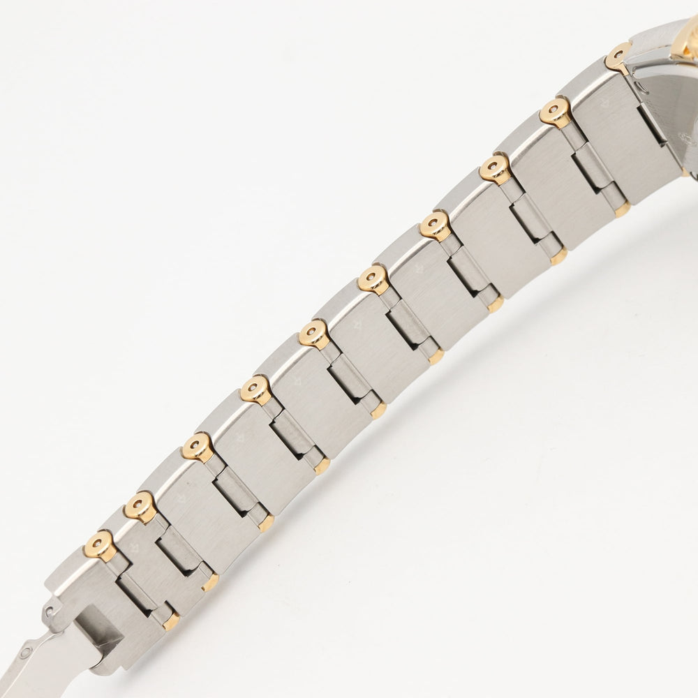 Omega Constellation Brushed Watch, 18K (Yellow Gold) Stainless Steel, Ladies', White/White Mother-of-Pearl, 123.25.24.60.05.001 — Very Good