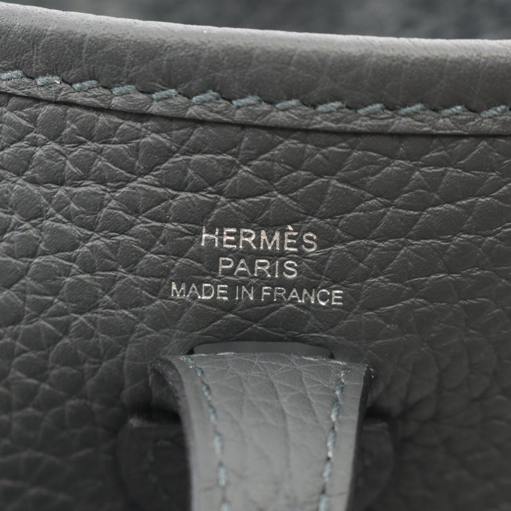 Hermes Evelyne TPM Amazon Gris Misty Shoulder Bag/Handbag, Taurillon Clemence Leather, Women's, Gray — New - Store Return