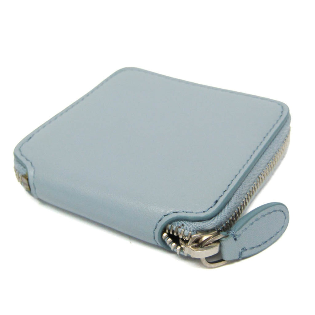 Balenciaga Ville 528926 Women,Men Leather Coin Purse/coin Case Light Blue