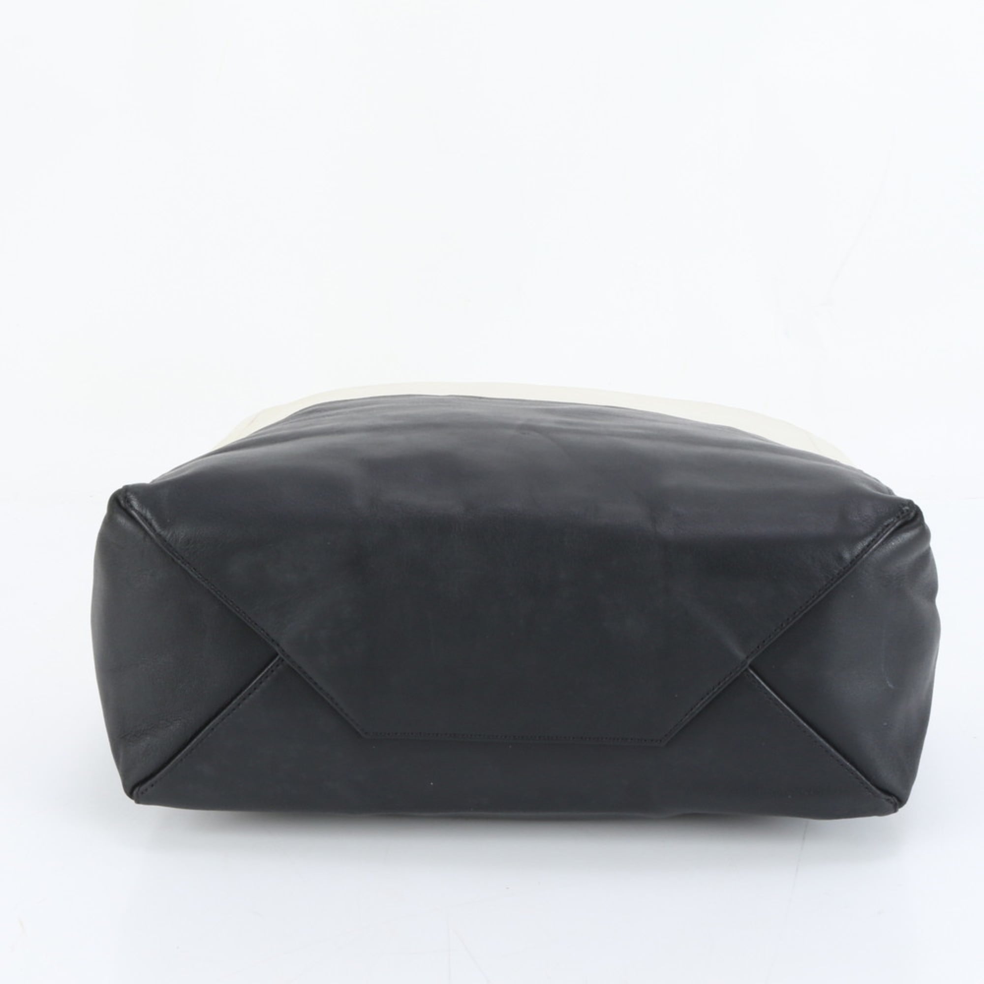 Celine Horizontal Cabas Leather Tote Bag Shoulder Handbag Women's