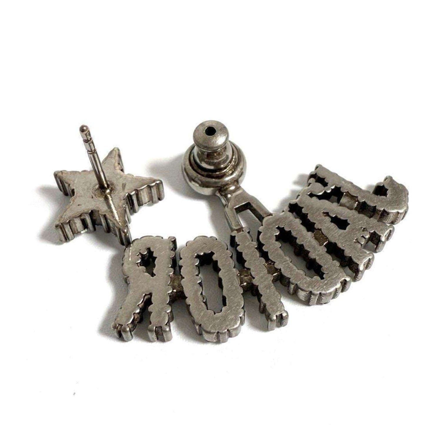 Christian Dior Dior Asymmetrical Stud Earrings B J'adior