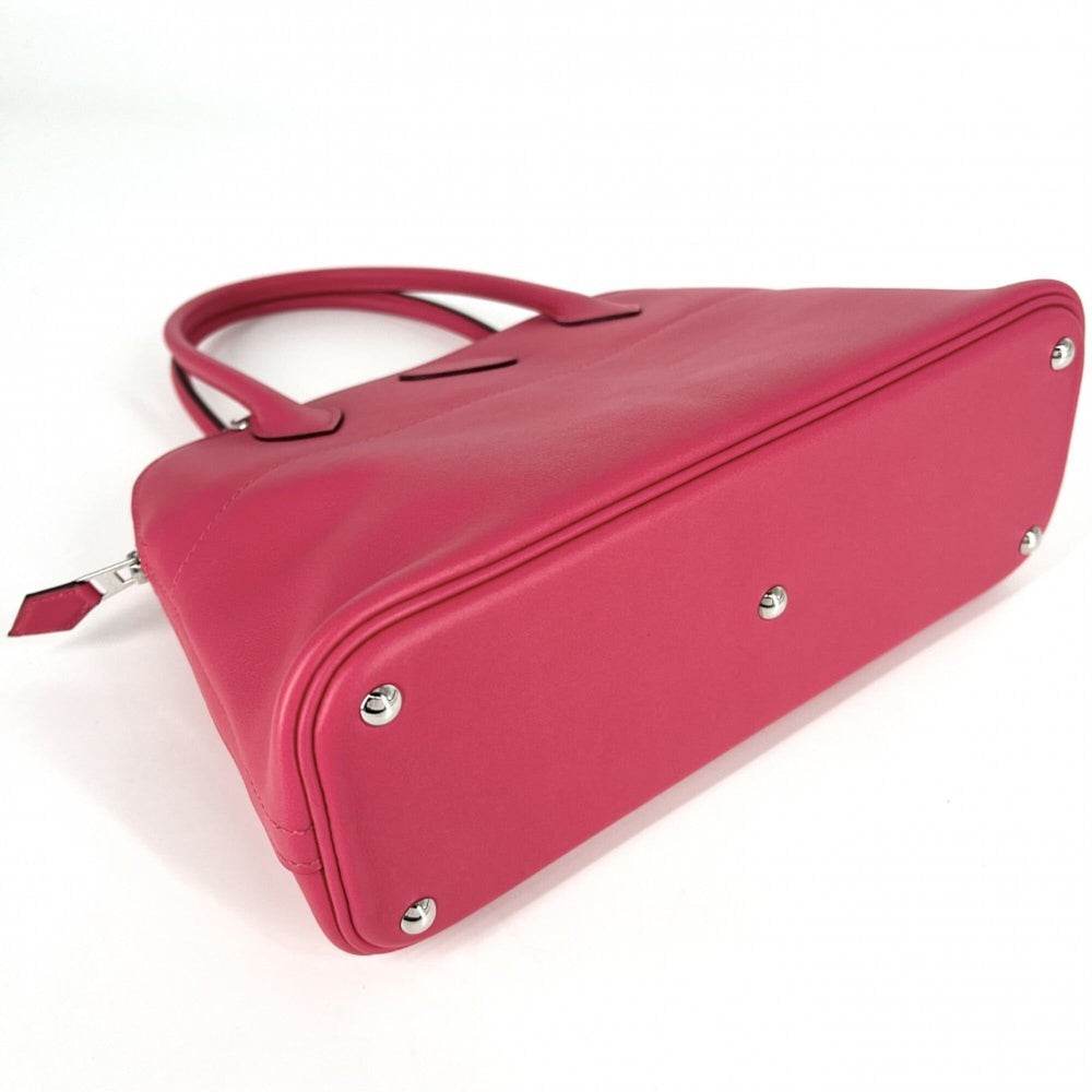 Hermes Bolide 27 Women's Handbag Shoulder Bag Crossbody HERMES C Stamp Swift Pink Silver Hardware 2018 — Like New