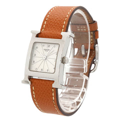 Hermes H-Watch HH1 210 Women's Watch Silver Quartz H — Very Good