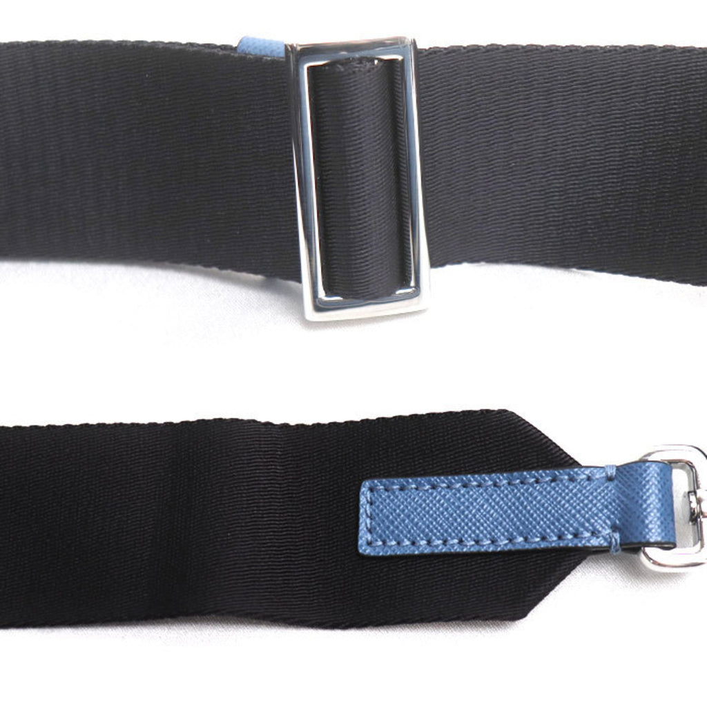 PRADA Brick Saffiano One-Shoulder Body Bag, Blue, 2VZ106, Men's