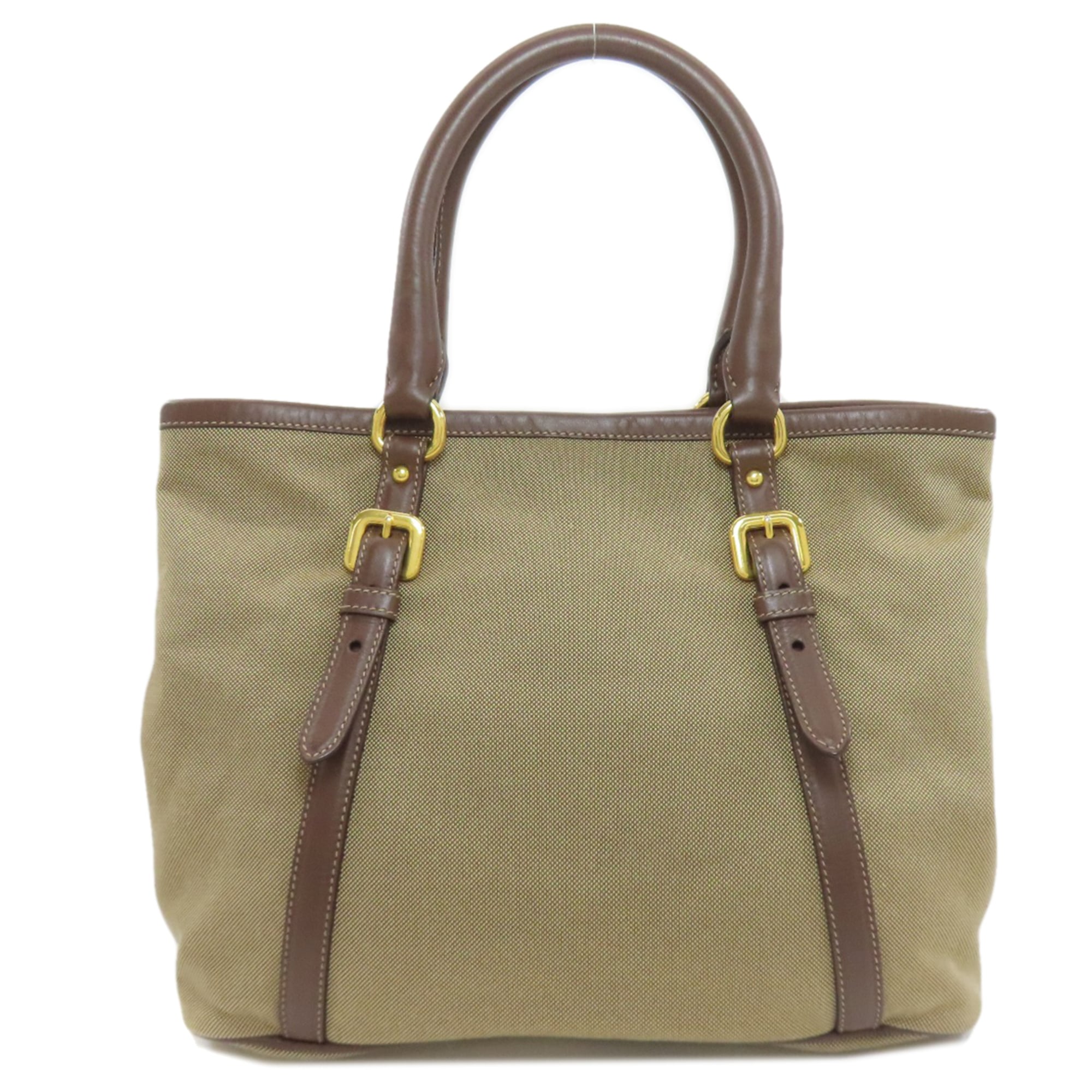 Prada logo hardware 2-way handbag canvas women's PRADA