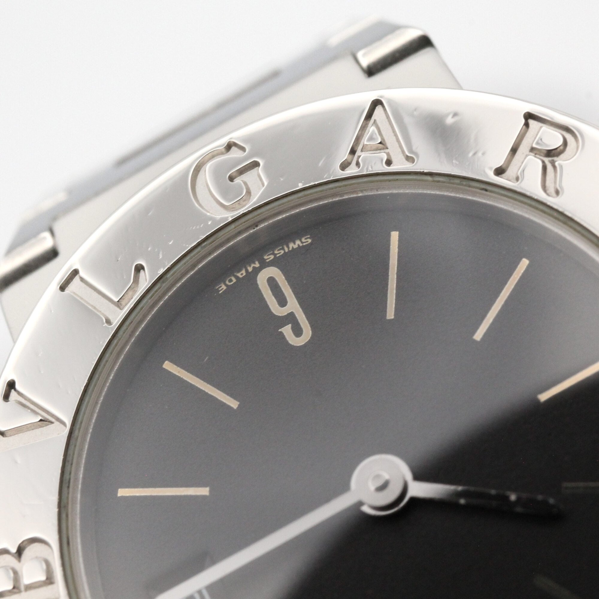 Bulgari BVLGARI Watch Stainless Steel Ladies Black BB26SSD — Very Good