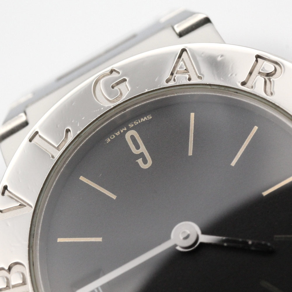 Bulgari BVLGARI Watch Stainless Steel Ladies Black BB26SSD — Very Good