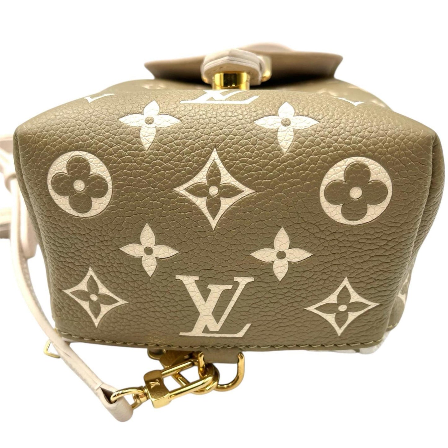 Louis Vuitton Tiny Backpack M81351 Monogram Empreinte Khaki/White Women's