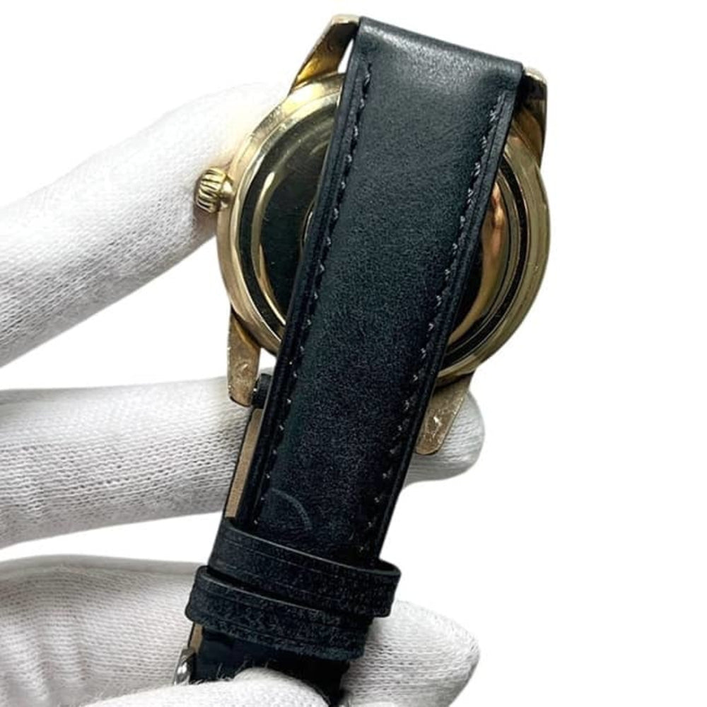 Seiko King Watch, White, Gold, Black, 44-2000, Stainless Steel, Leather Strap, Manual Winding — Good