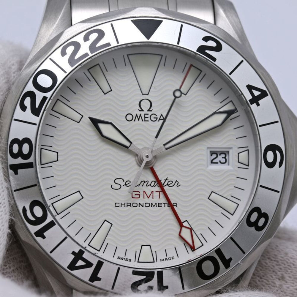 OMEGA Seamaster GMT 2538.20.00 Men's Watch, Stainless Steel, Model 40566 — Good
