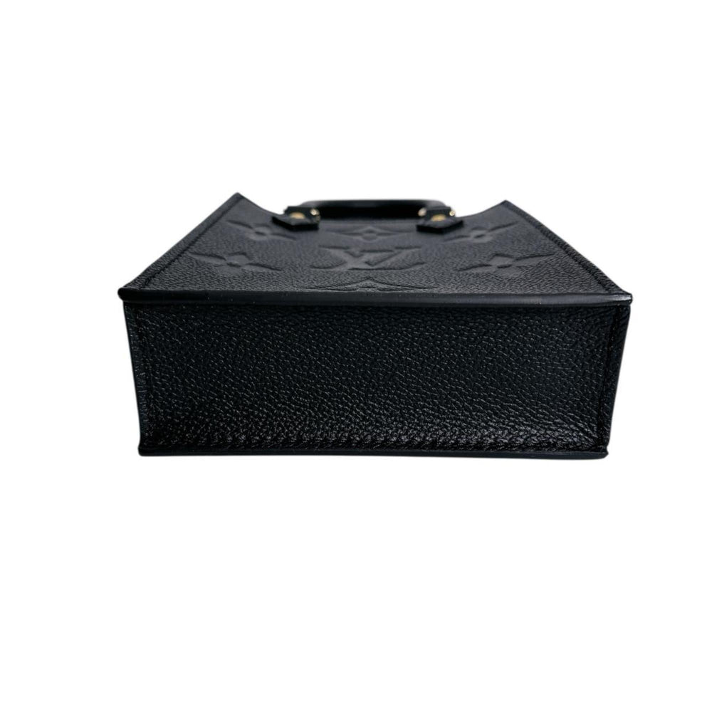 Louis Vuitton Petite Sac Plat Monogram Empreinte Shoulder Bag M81417 Black — New - Store Return