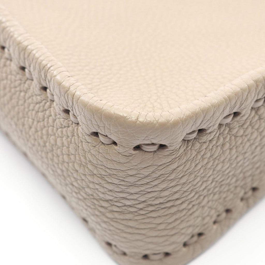 Fendi Small Fendessence Selleria Handbag, Leather, Women's, Beige