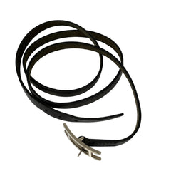 HERMES Api 3 Triple Strand Leather Bracelet, Black with Silver Hardware, Men's & Women's — Like New