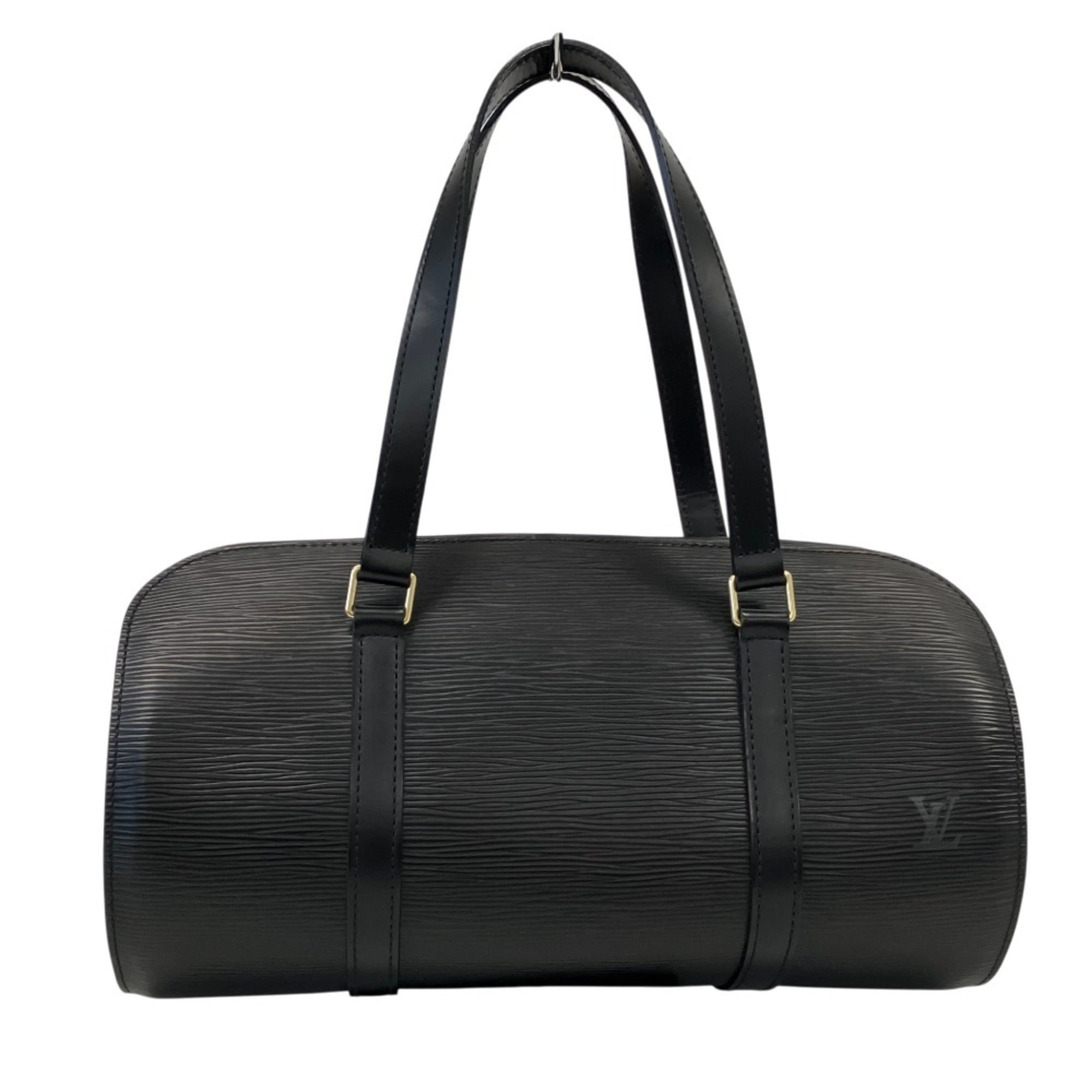 Louis Vuitton Soufflot Epi Leather Roll Boston Bag M52222 Noir (Women's) — Like New