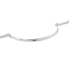 Hermes Necklace Boucles Sellier Inflexible SV925 Silver Size PM 44 HERMES — Like New
