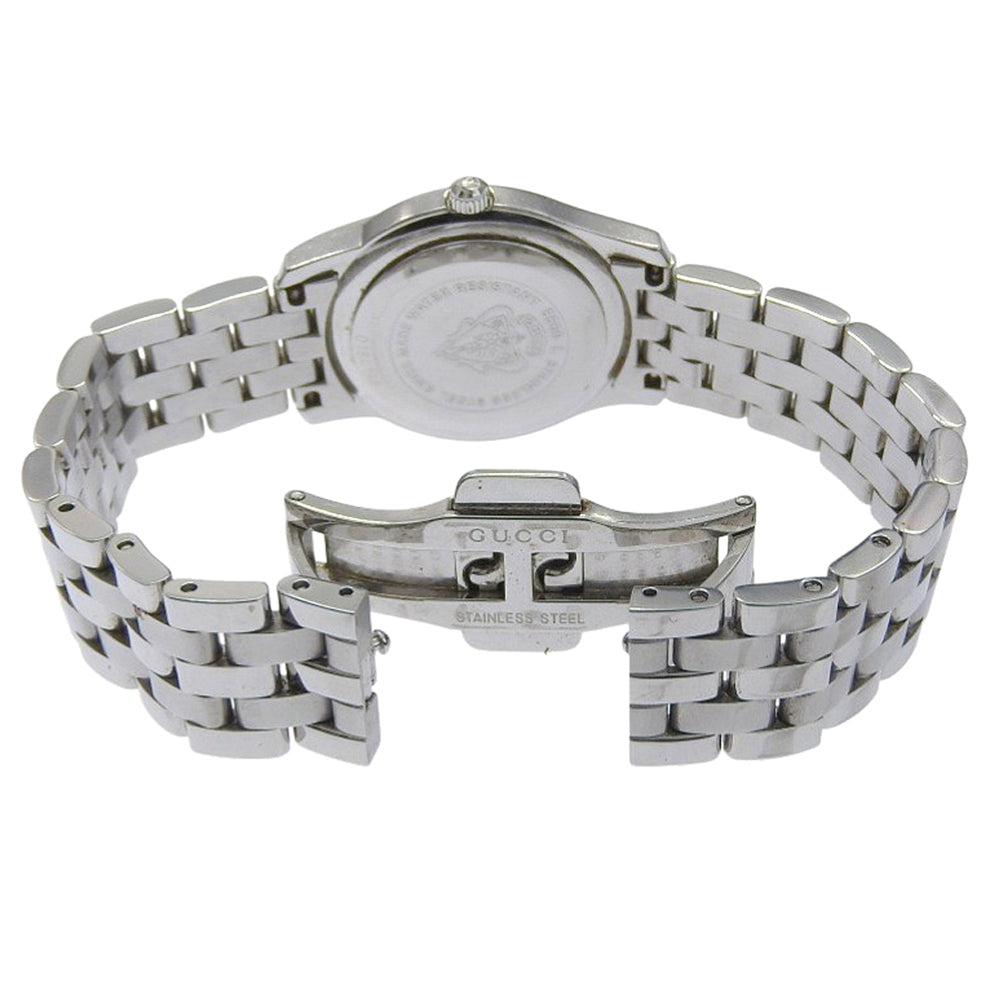 Gucci 5500L Stainless Steel Quartz Analog Watch with Silver Dial for Women — Good