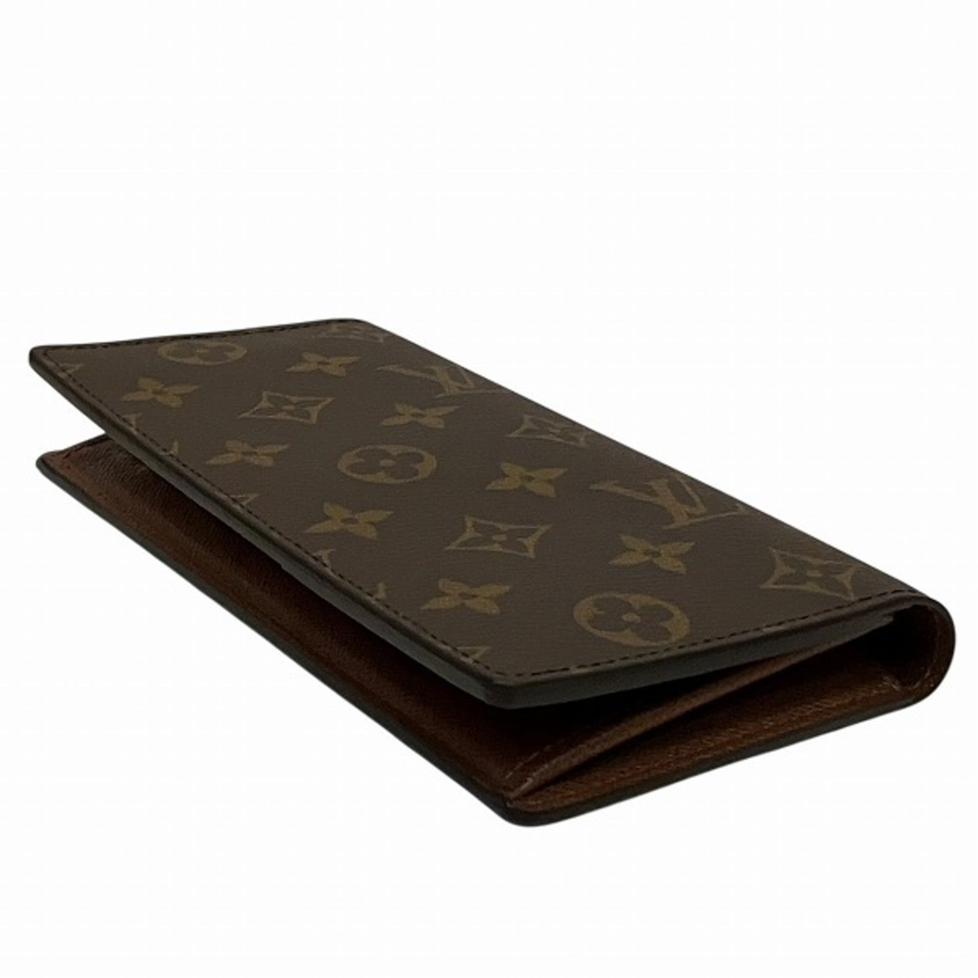 Louis Vuitton Monogram Portefeuille Brazza M66540 Long Wallet for Men and Women
