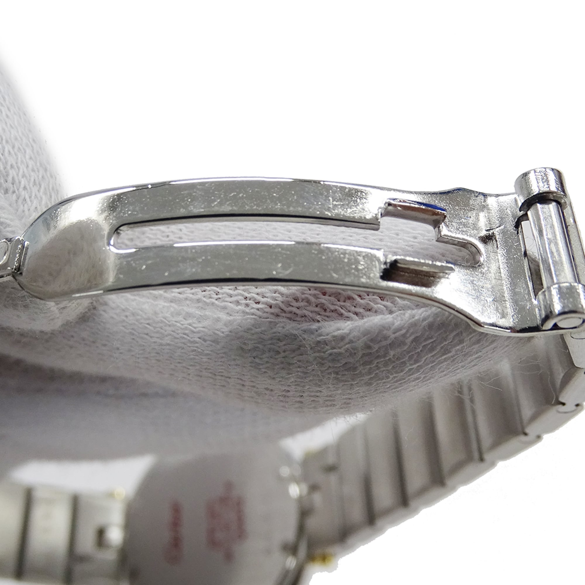 Cartier women's watch, Santos Vendôme SM, quartz movement, stainless steel (SS), gold (YG), model number 84041488 — Good