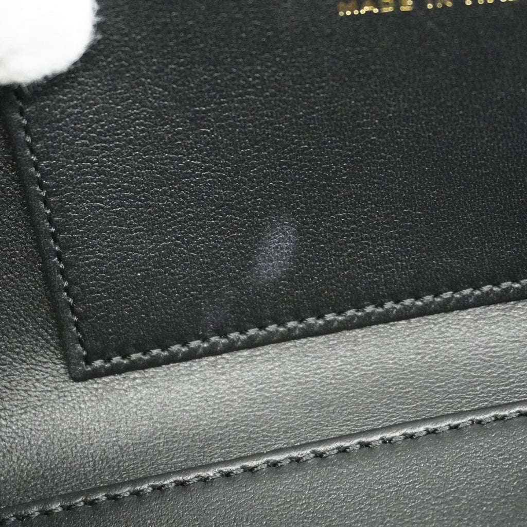 Chanel Matelasse Clutch Bag with Chain Shoulder Strap, Black Leather, 2-Way for Women