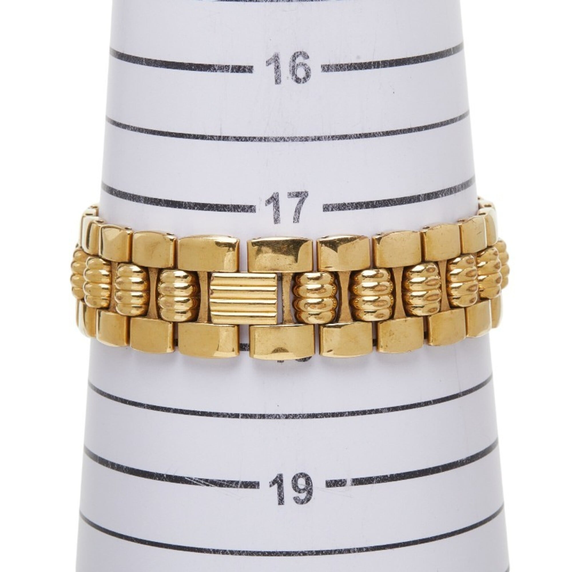 Dior Depose Octagon Watch 45 154 Quartz Gold Dial Stainless Steel Rhinestone Women's — Good