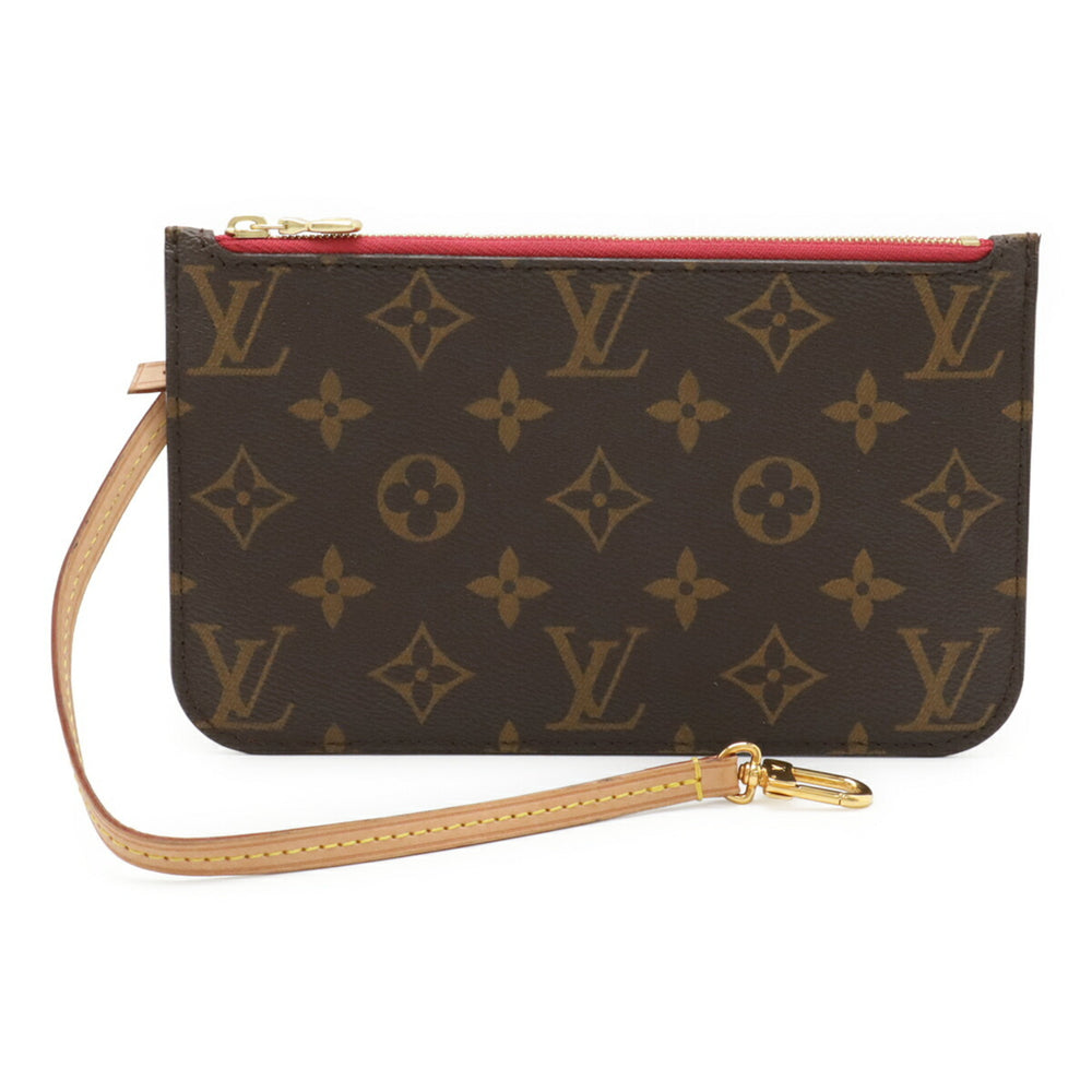 LOUIS VUITTON Monogram Neverfull PM Pouch, Multi-Pouch, Pivoine, M41245 — Like New