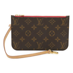 LOUIS VUITTON Monogram Neverfull PM Pouch, Multi-Pouch, Pivoine, M41245 — Like New