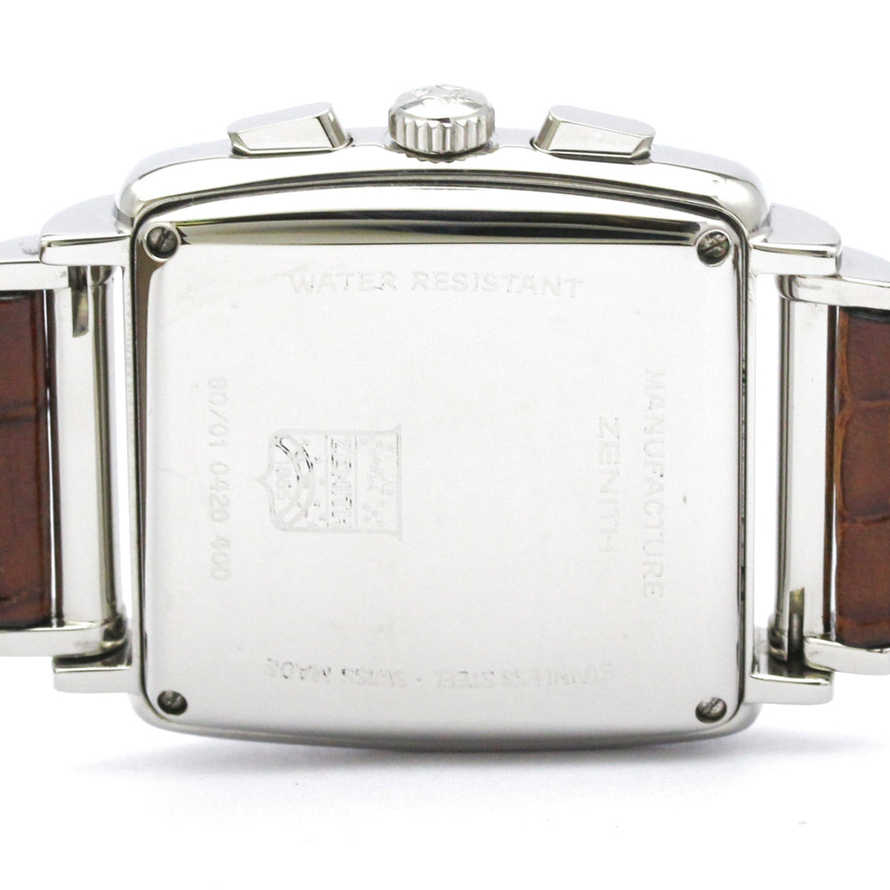 ZENITH Class El Primero Chronograph Steel Watch 01.0420.400 Polished — Very Good