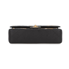Chanel Chain Shoulder Bag Matelassé 25 Coco Mark Icon Charm Lambskin Double A01112 CHANEL Black Handbag Women's — Like New