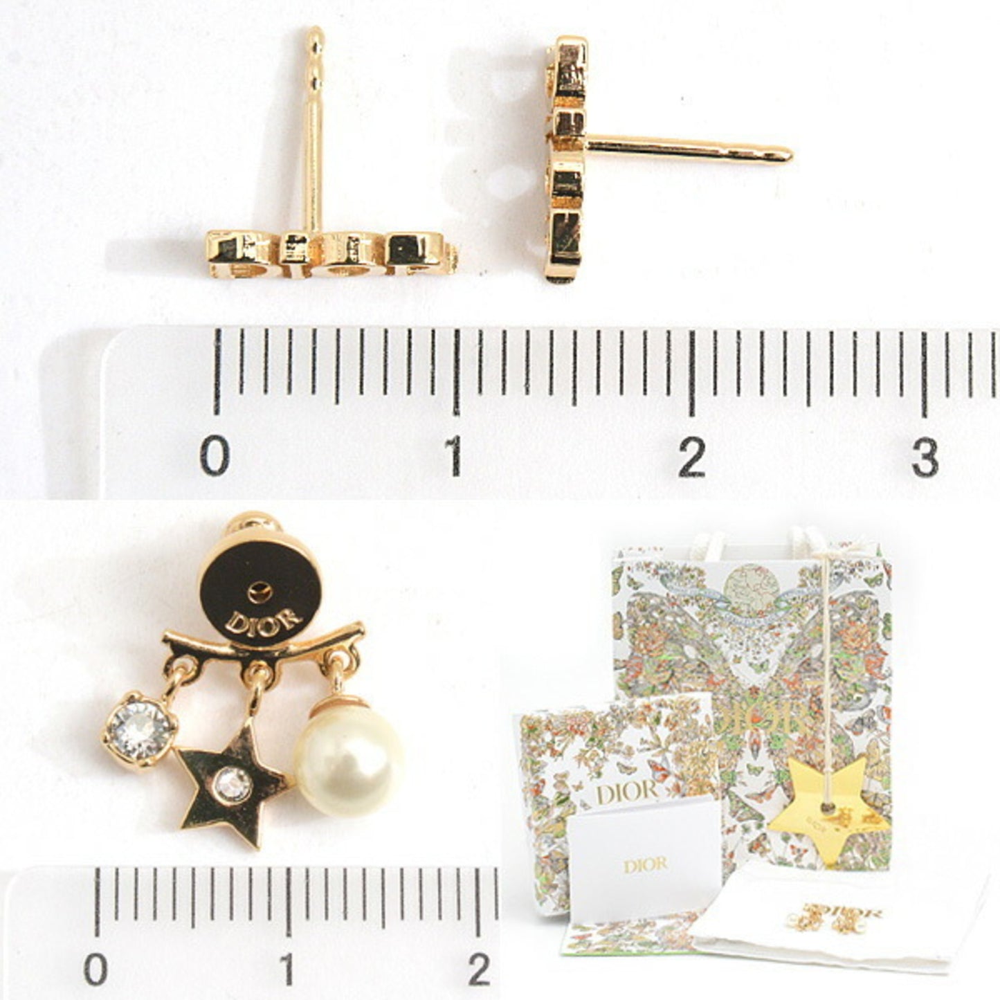 Christian Dior Earrings for Women Revolution GP x Resin Pearl E1169DVORS_D301