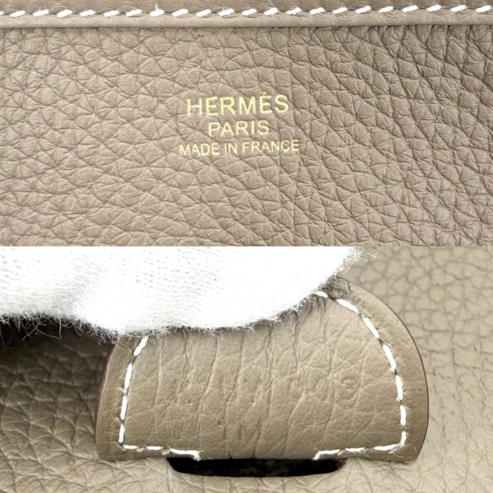 Hermes Evelyne 3 PM Shoulder Bag for Women, Bag, Crossbody HERMES K Stamp, Leather, Brown, Gold Hardware, 2025 Model — Like New