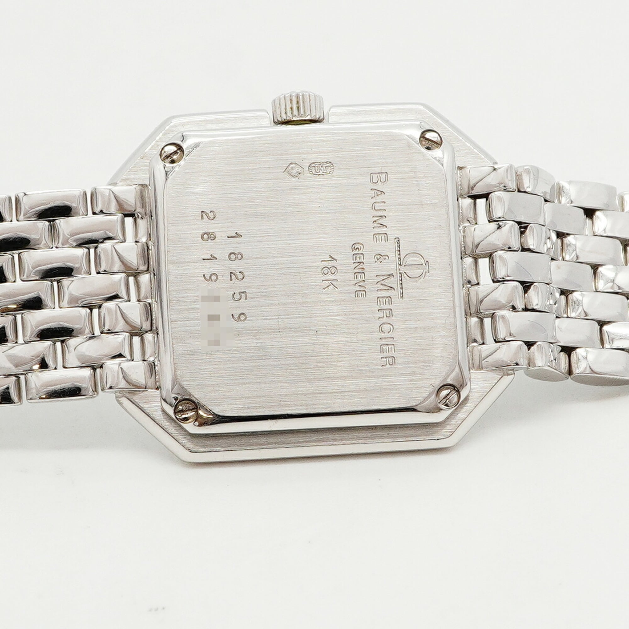 Baume & Mercier 750 WG 18259 White Dial Women's Watch — Good