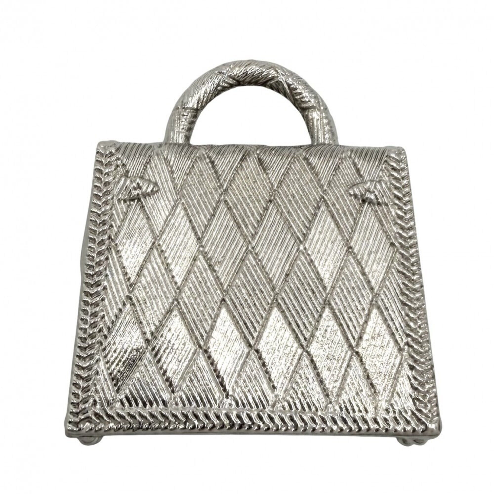Hermes pendant top for women, Kelly Curiosité design, charm, accessory, silver, approximately 30.9g — Like New