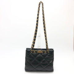 Chanel AS3502 CC Mark CC Chain bag Shoulder Shoulder Bag Black GoldHardware — Like New