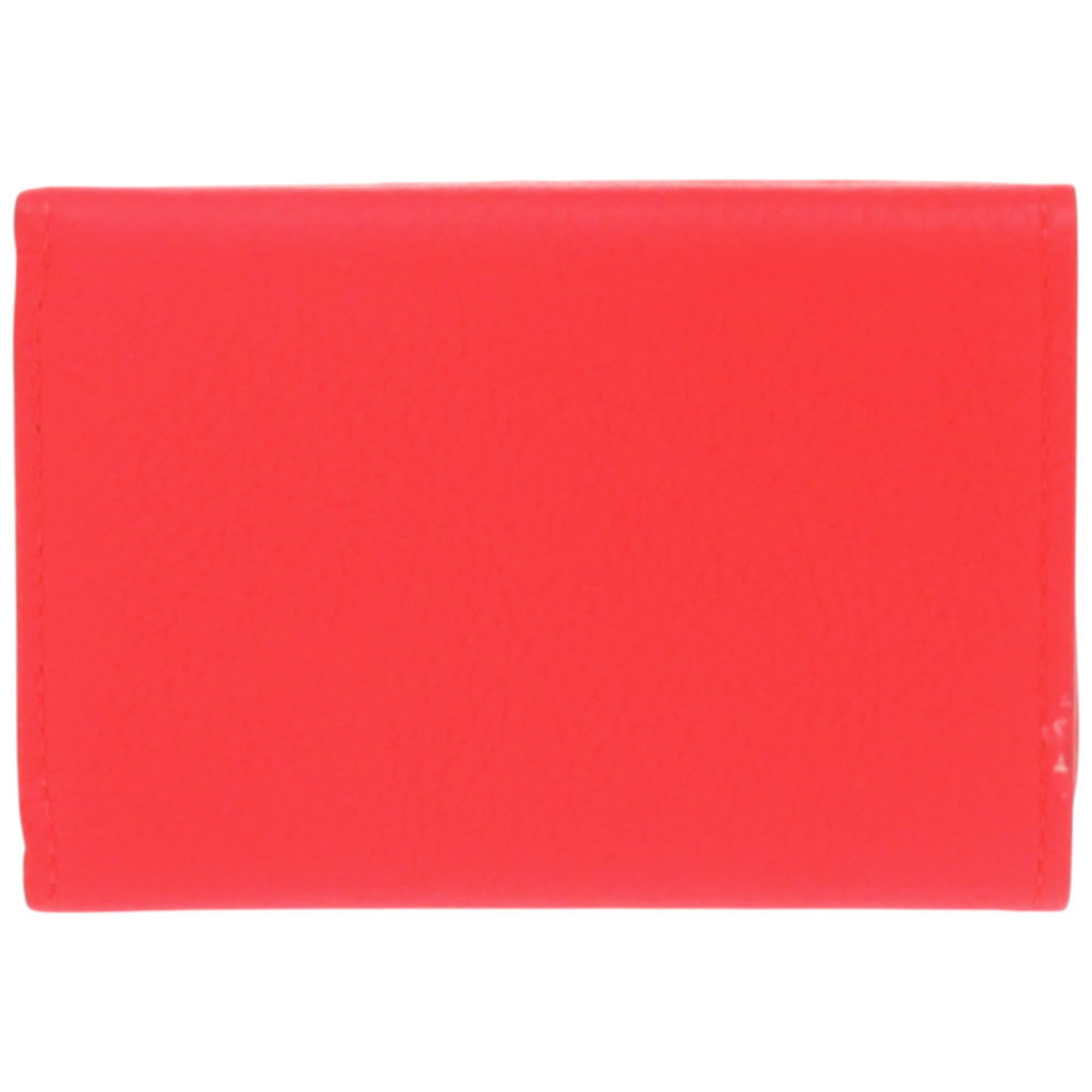 Like new Louis Vuitton Portefeuille Rock Mini M67860 Leather Red Tri-fold Wallet LV 1671 LOUIS VUITTON