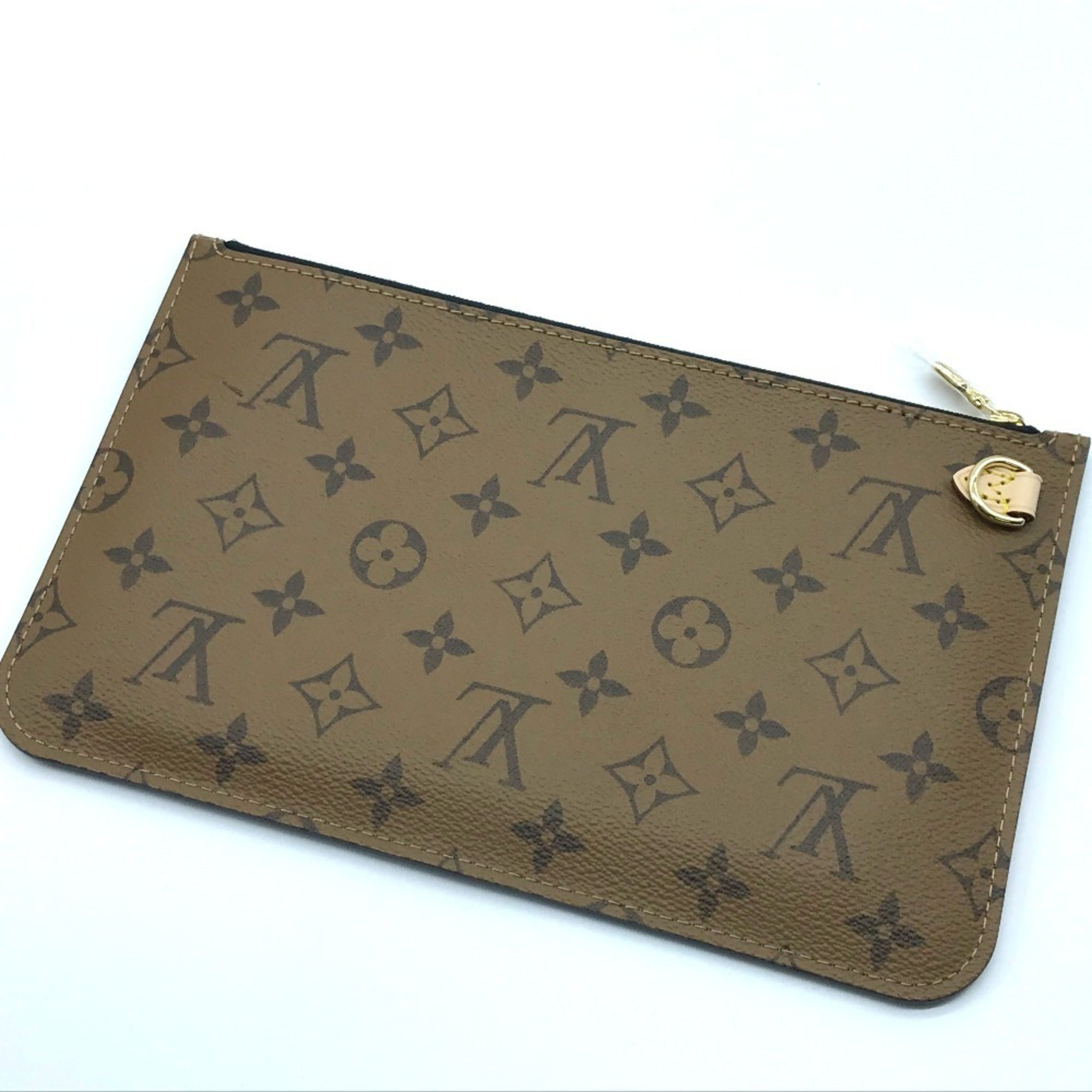 LOUIS VUITTON M45198 Monogram Reverse Video Print Carry It Shoulder Bag Tote Canvas Women's Brown — New - Store Return