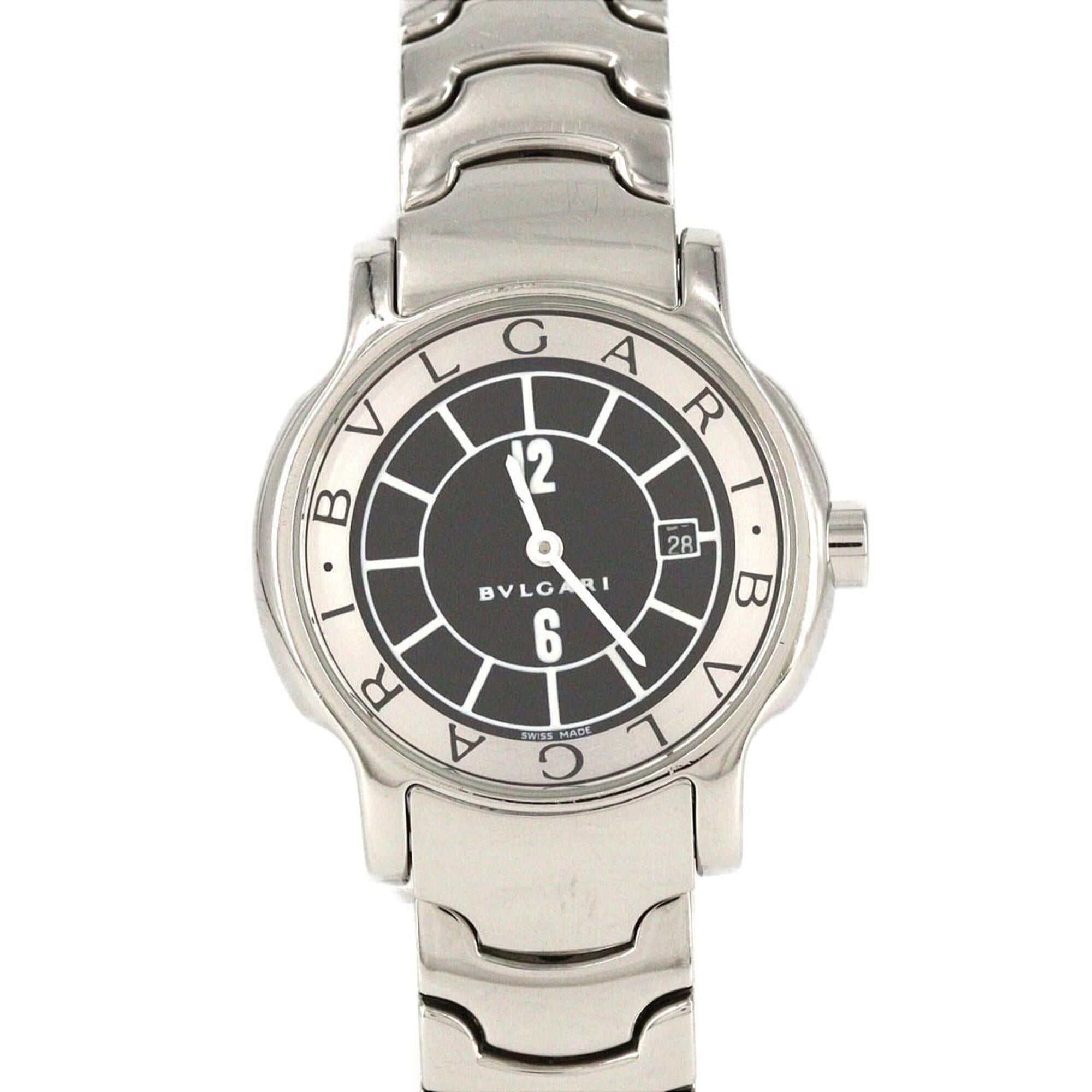 Bulgari Solotempo ST29S ST29BSSD Stainless Steel Quartz Watch — Very Good