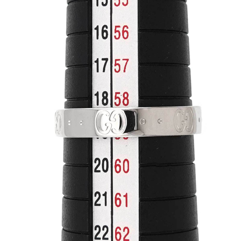 Gucci Icon Ring #19, 18K White Gold (750) — Like New