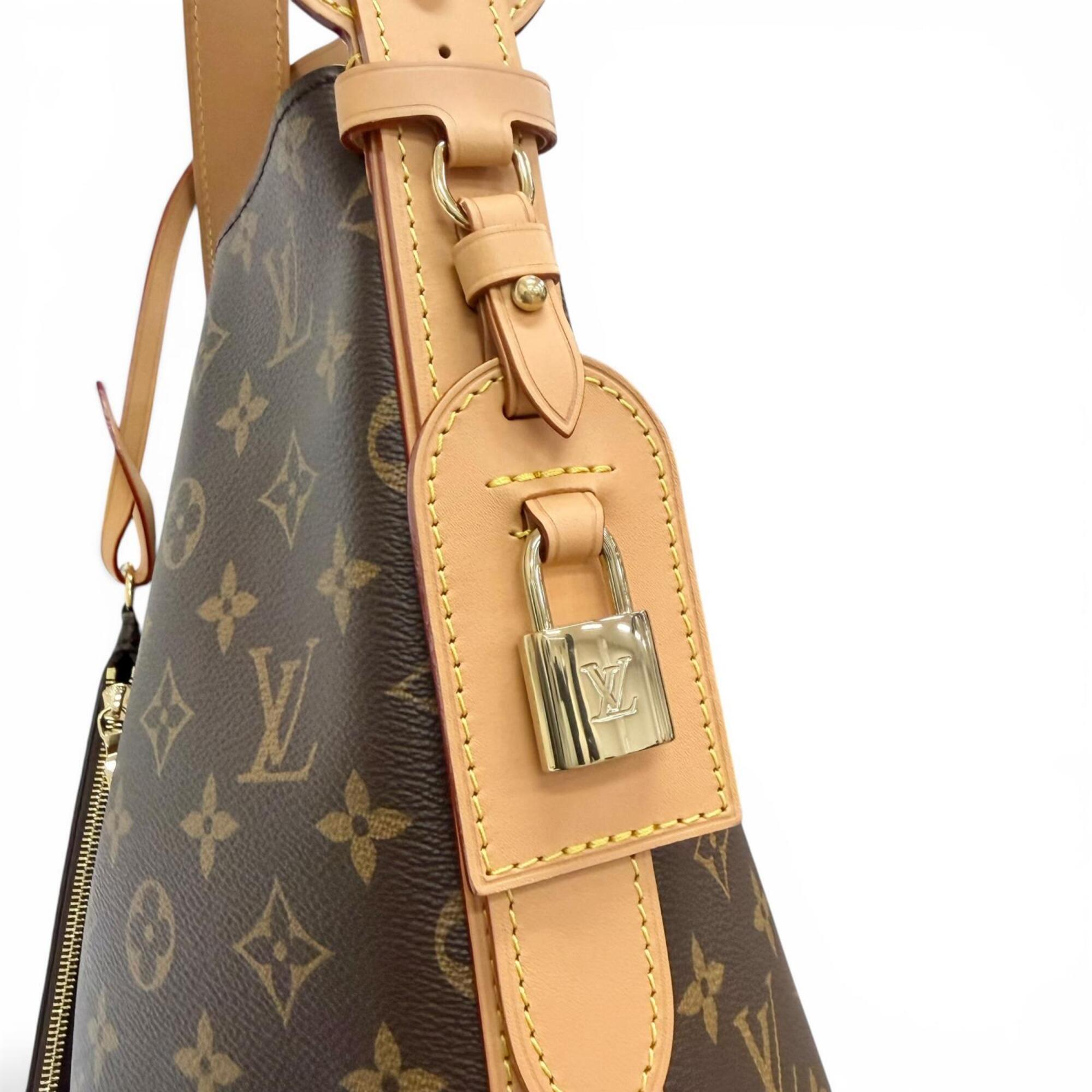 LOUIS VUITTON M12926 All In GM Monogram Canvas with Leather Accents Bucket Bag Shoulder Pouch, Brown, Women's, Dust — Like New