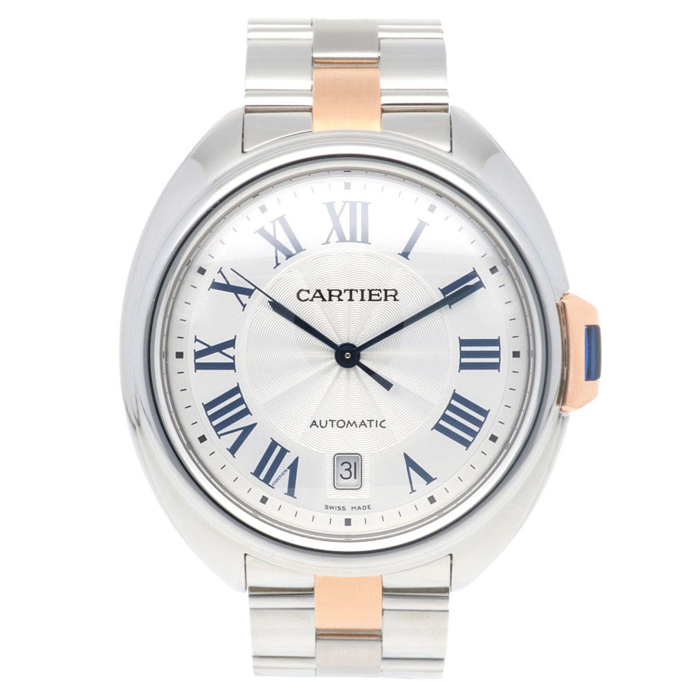 Cartier Clé de Watch Stainless Steel 3850 Automatic Men's CARTIER Overhauled — Very Good