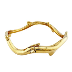 Christian Dior Dior Bois de Rose Bangle, 18K Yellow Gold, Women's — Like New