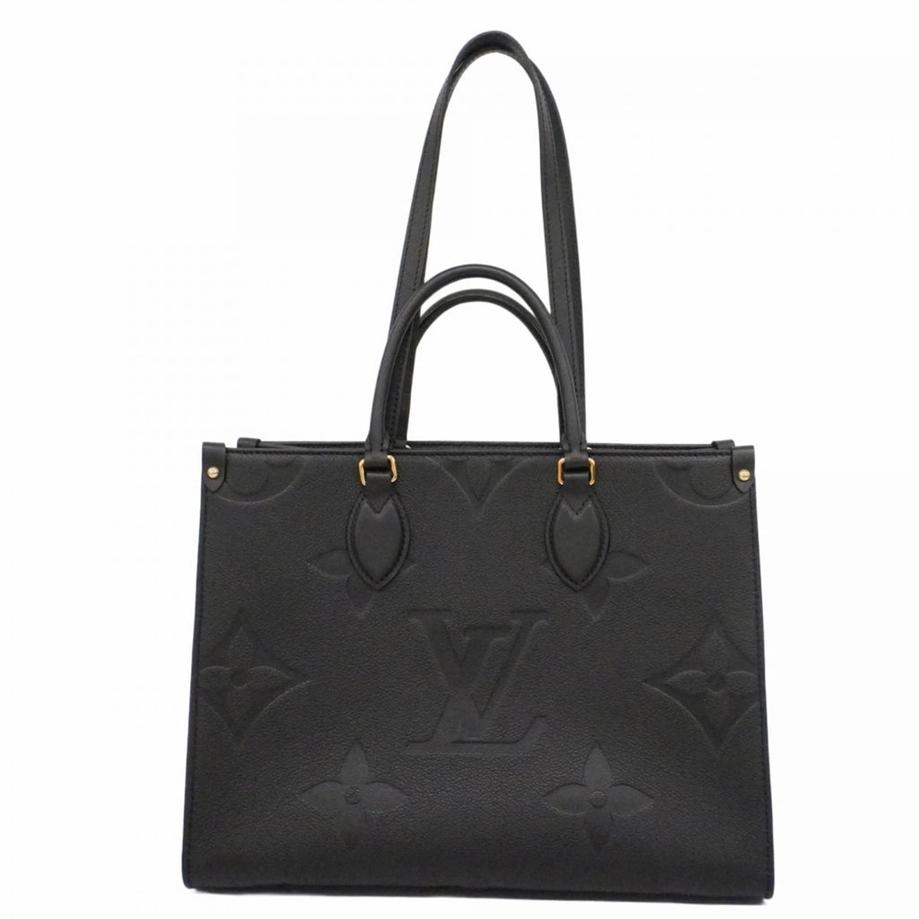 Louis Vuitton Monogram Empreinte On-the-Go Tote Bag MM M45595 Noir 2-Way for Women P2393529