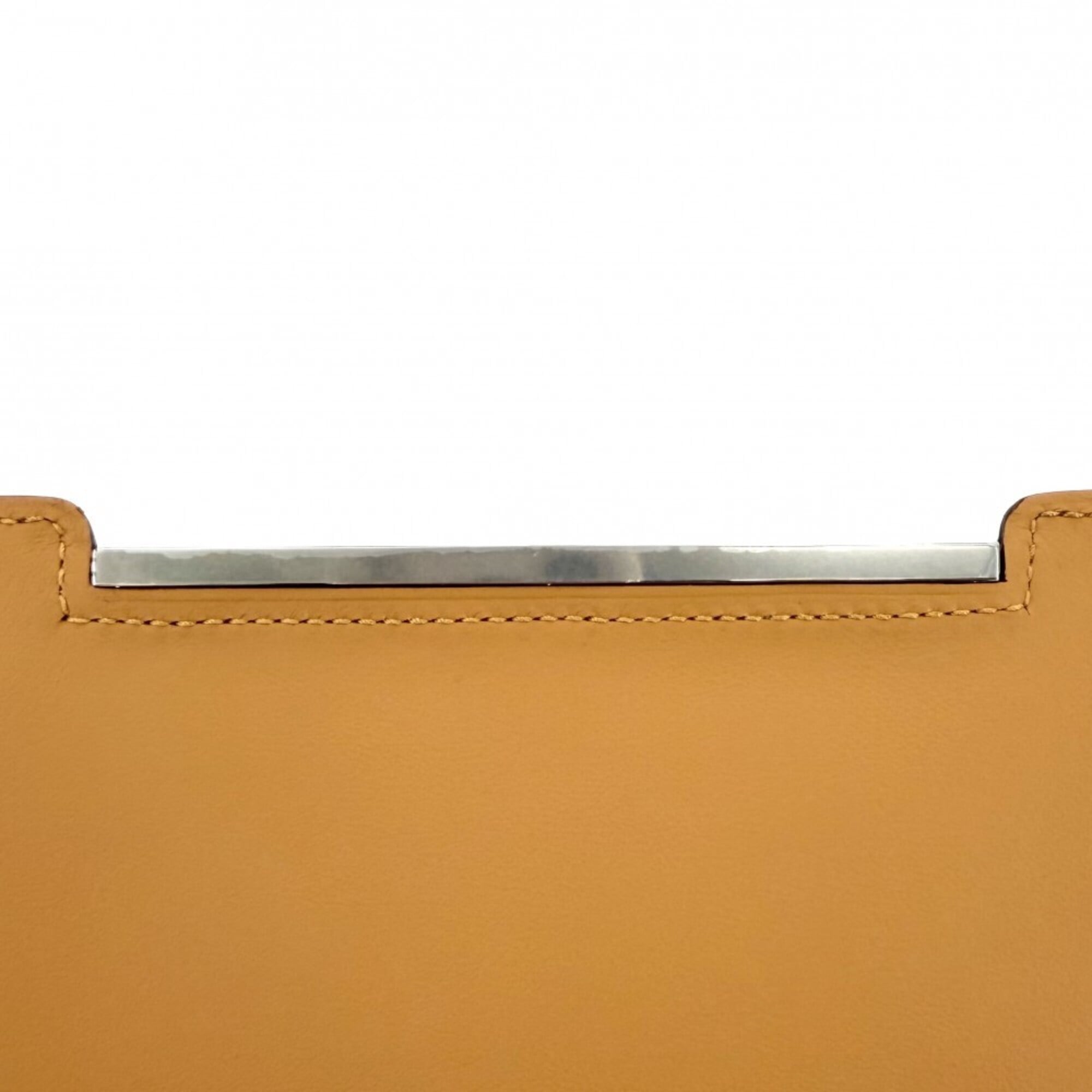 Hermes Shoulder Bag for Women, Geta Style, Bag, Crossbody HERMES K Stamp, Leather, Brown, Silver Hardware, 2025 Model — Like New